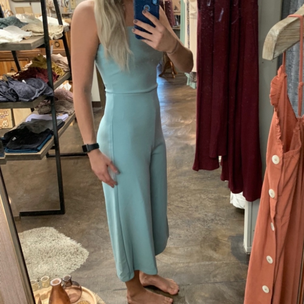Stunning Light blue jump suit